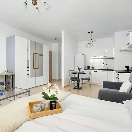 Bright In Cracow With Desk And Bathtub By Renters * Kraków